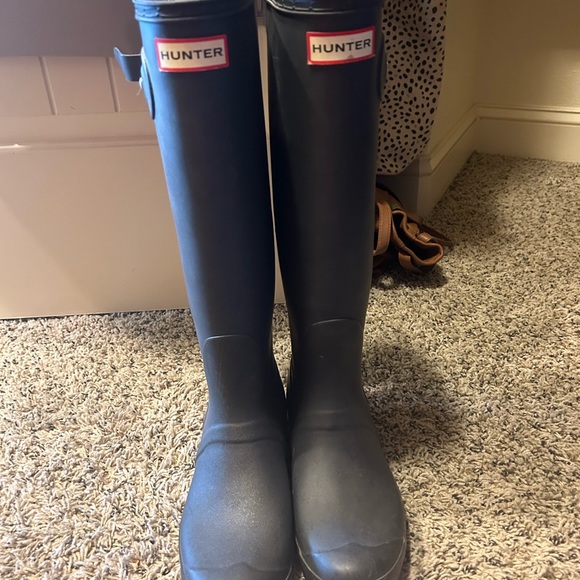 Hunter Rain Boots-Matte Navy - Picture 7 of 8